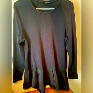 DG2 by Diane Gilman Black Long Sleeve Top